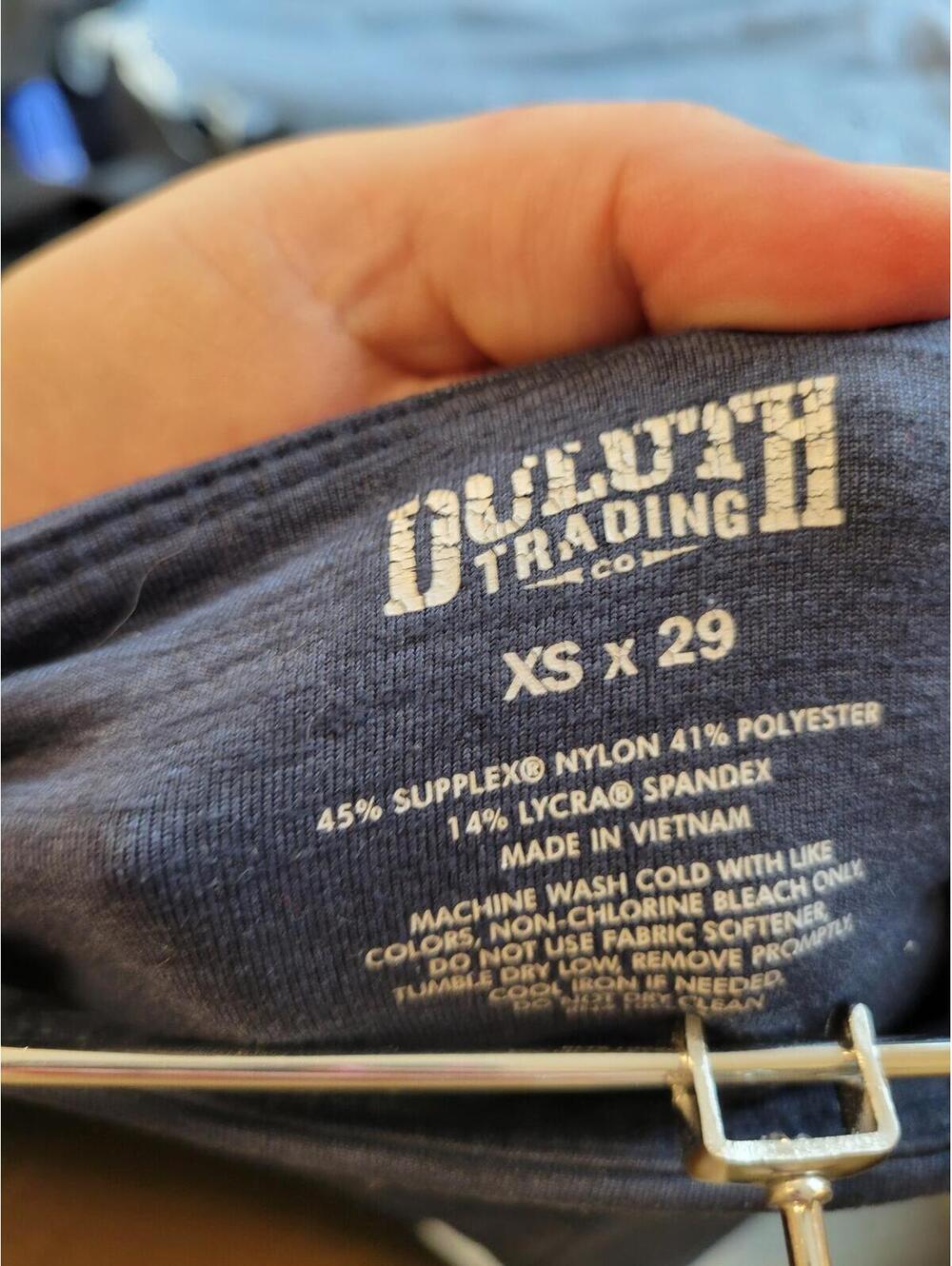 Duluth Trading Co. Women's Navy Blue Athletic Pants XS 29 - Picture 3 of 4
